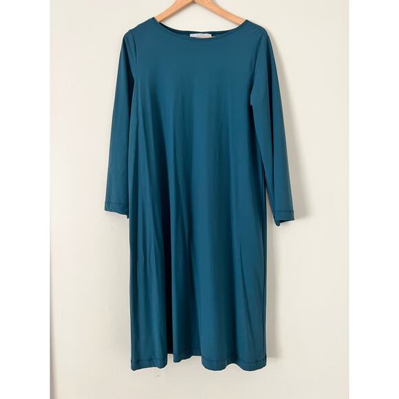 Bryn Walker Turquoise Blue Women’s Dress Shift Nylon Elastene Small - Picture 1 of 6